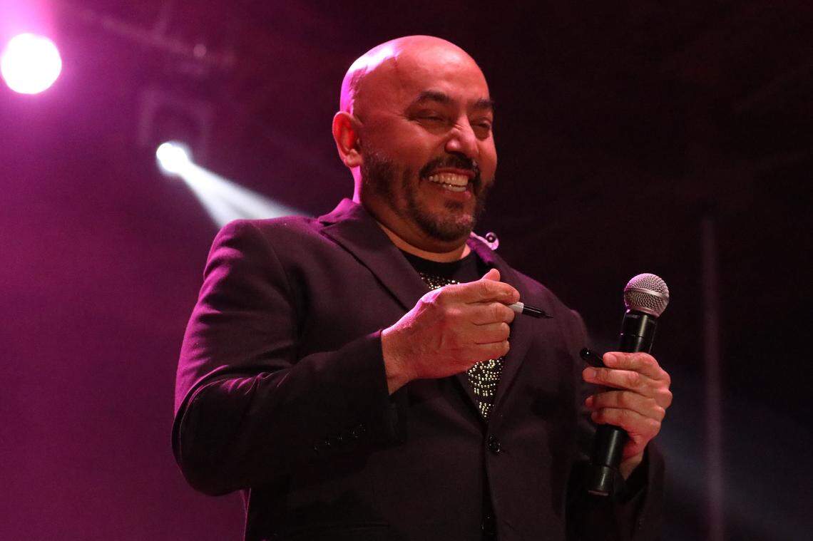 Regional Mexican singer Lupillo Rivera performed at the Paul Paul Theater on the final night of The Big Fresno Fair, delighting the audience not only with his voice but also with autographs on Sunday, October 12, 2025.