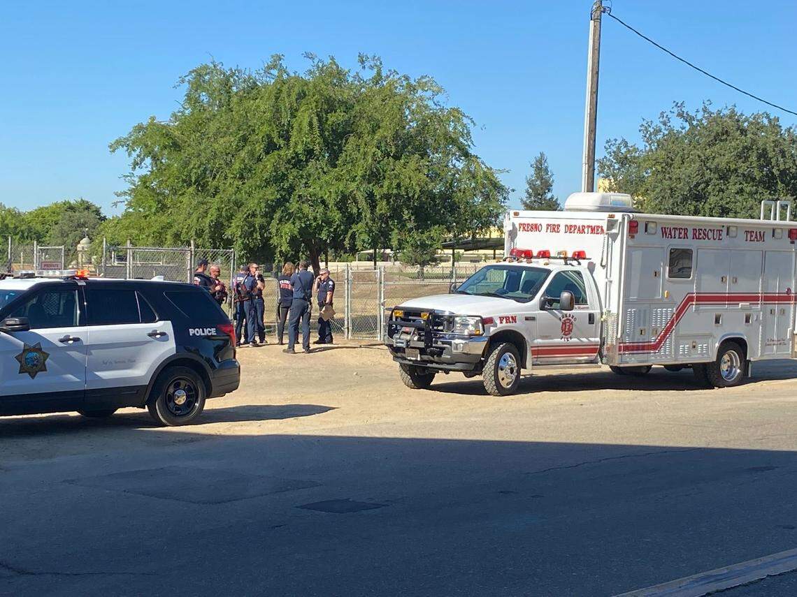 A body was discovered in a canal in Fresno, California, on Tuesday, June 14, 2022.
