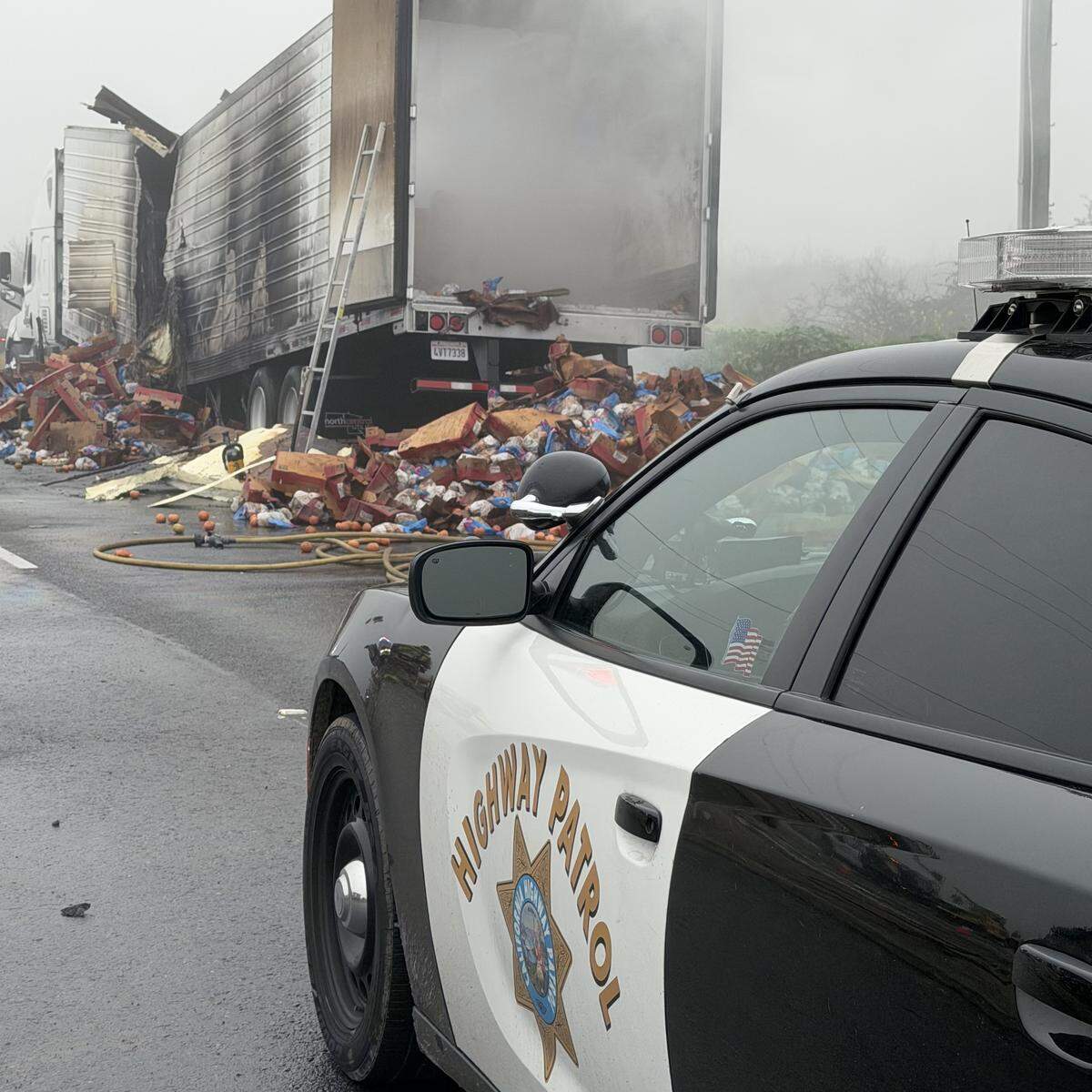 A pickup truck driver was killed after colliding with a big rig in Fresno County on Sunday, Jan. 18, 2026.
