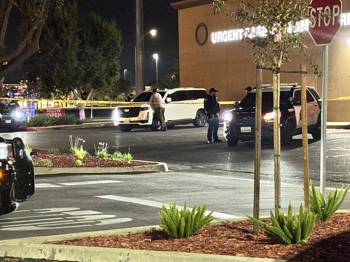A passenger was killed and the driver was wounded in a shooting in Fresno, California on Saturday, Oct. 18, 2025.