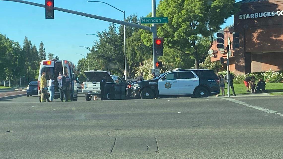 Three juveniles were injured in a golf cart accident that overturned in Fresno, California on Sunday, Aug. 18, 2024.