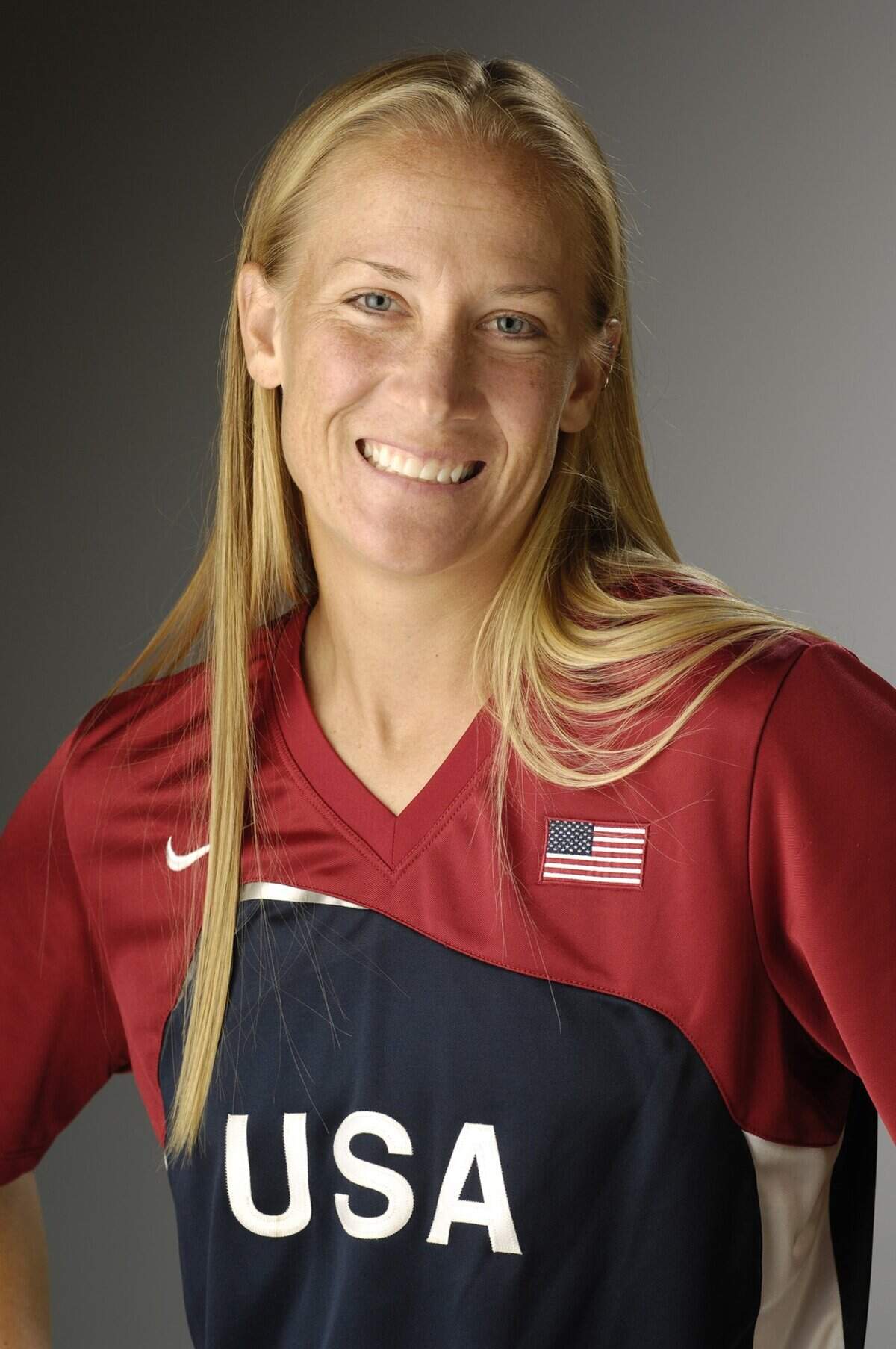 Laura Berg, a member of the USA softball team, is shown in this undated handout photo.