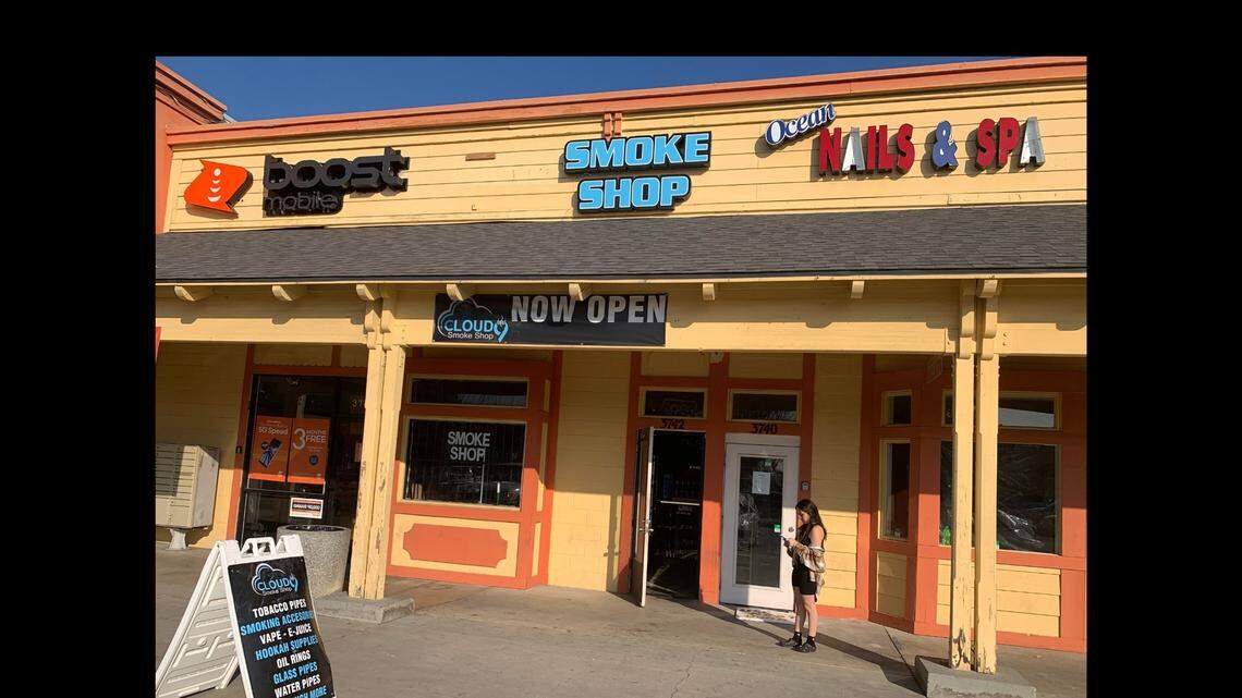 Police are investigating the robbery of a smoke shop at Shields and Brawley avenues on Wednesday.