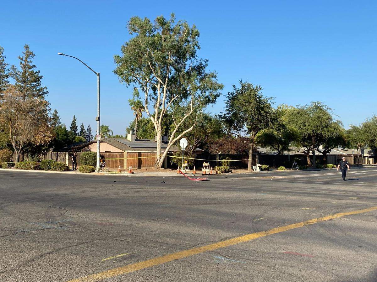Fresno police are investigating after two people were shot Sunday, Aug. 28, 2022, in northwest Fresno.