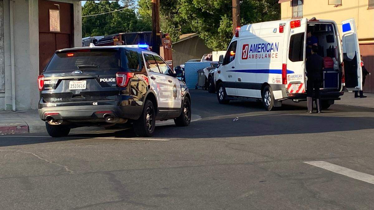A 15-year-old boy was stabbed in the arm following a fight over shoes in the Tower District in Fresno, California on Sunday, Sept. 3, 2023.
