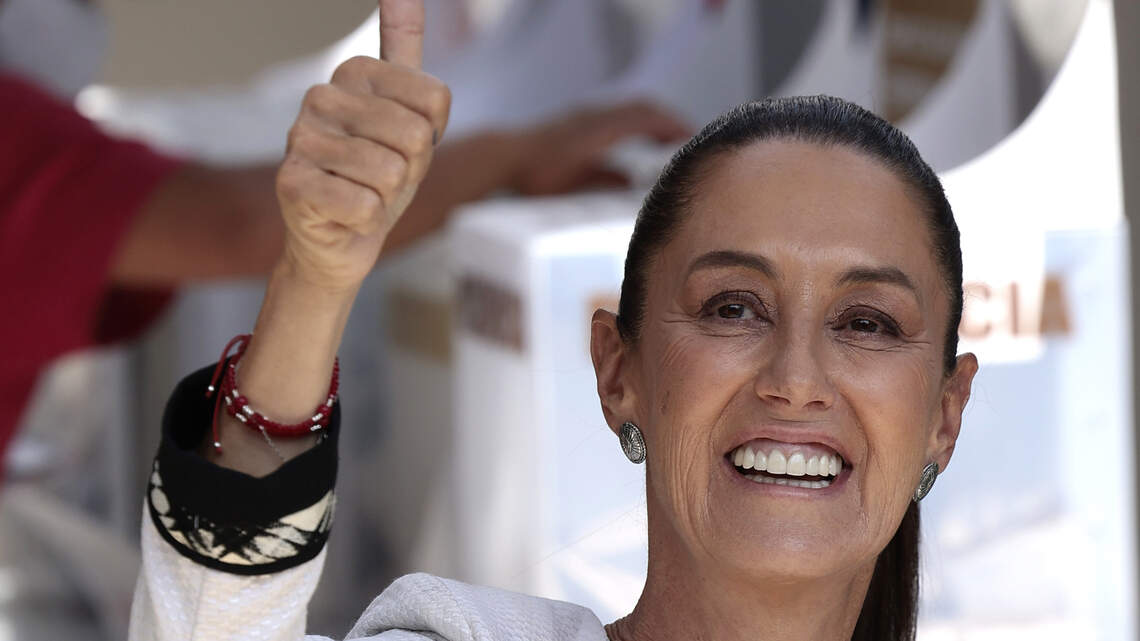 Sheinbaum tiene amplio margen de ventaja, según varias encuestas de los medios mexicanos