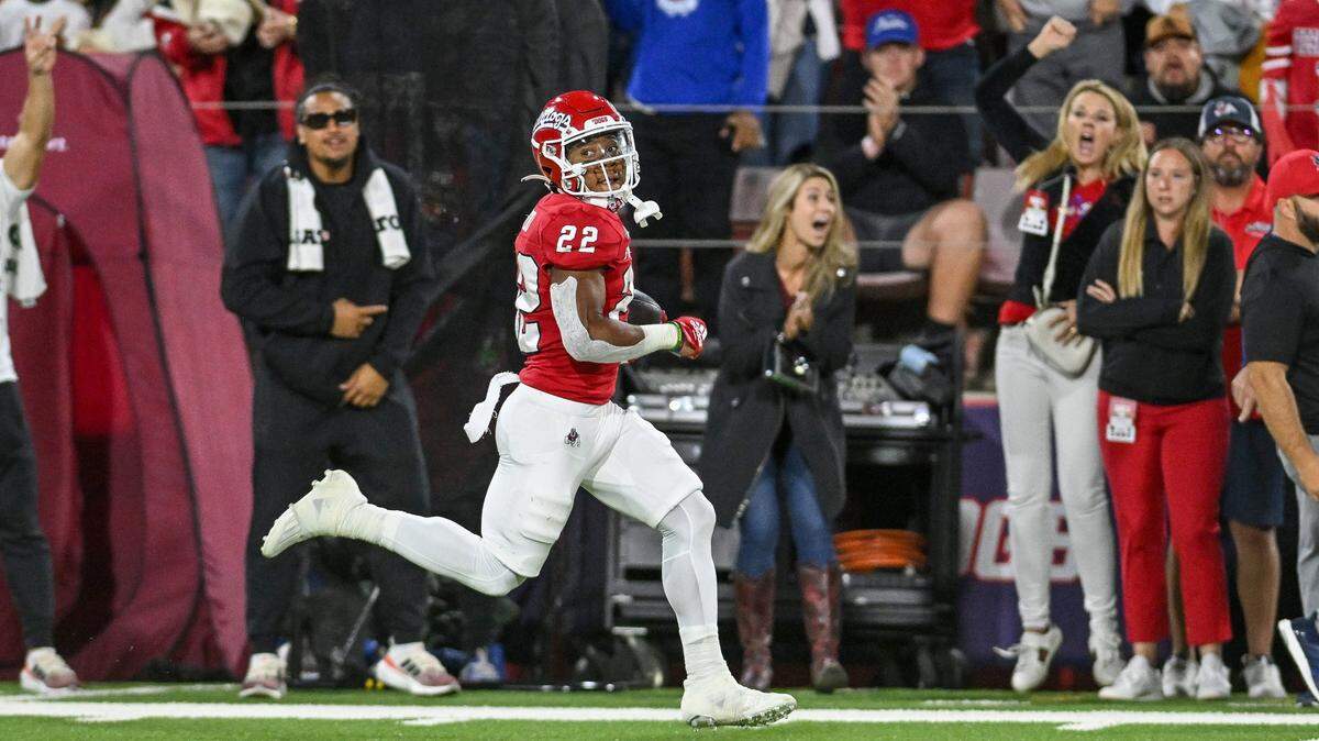 Fresno State running back Malik Sherrod, shown here in a file photo from earlier this season.