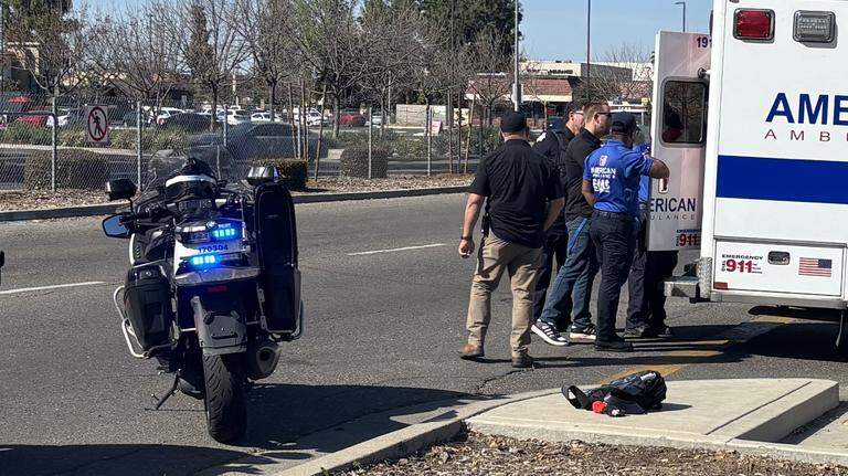 Two children hospitalized after getting struck by car near Fresno school