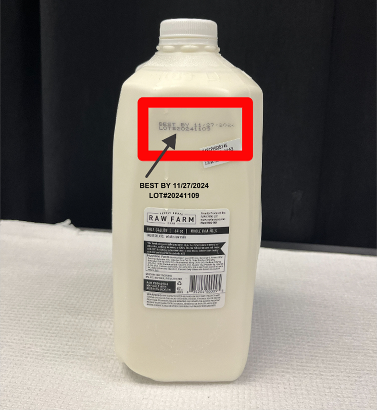 Milk from Raw Farms has been recalled over fears of avian flu. The affected products have a Best By date of 12/27/2024.