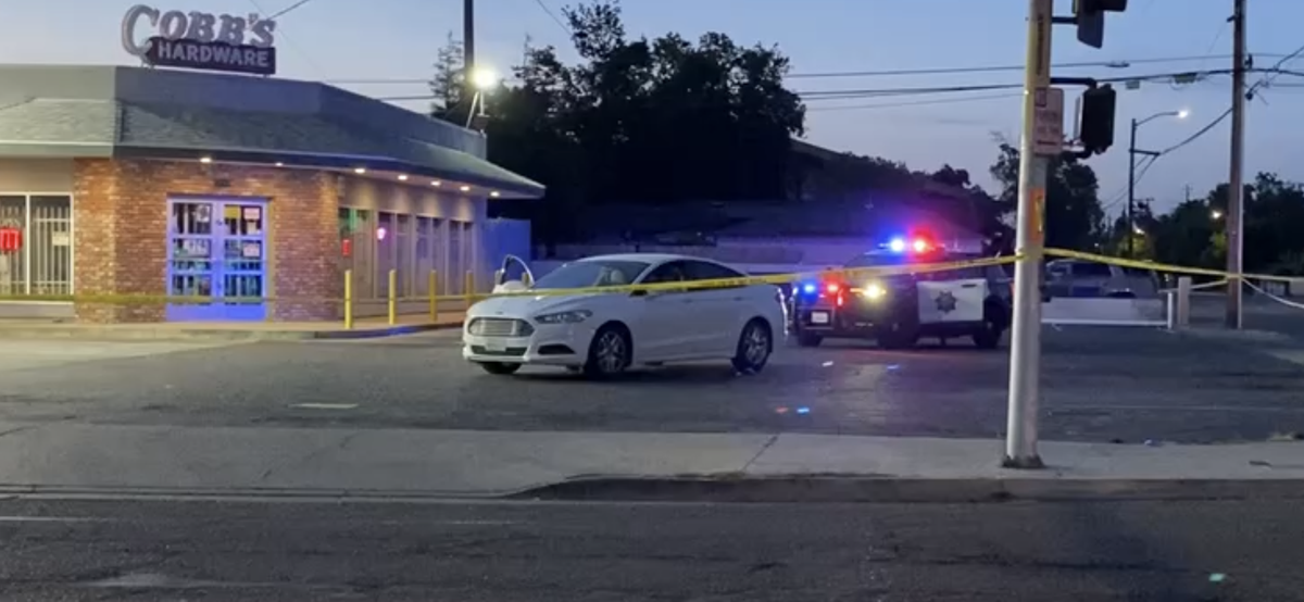 A teenager drove himself to a Fresno, California liquor store parking lot after getting shot on Saturday, May 6, 2023.