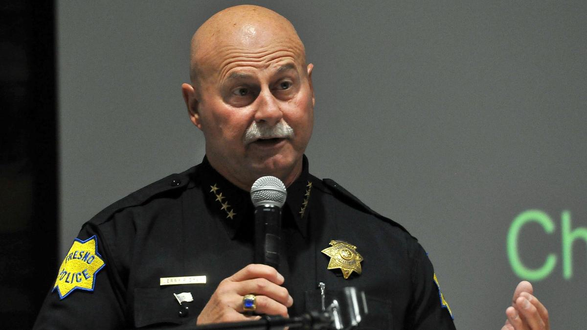 Fresno Police Chief Jerry Dyer is set to set to retire from the department in October. The Fresno Bee file photo