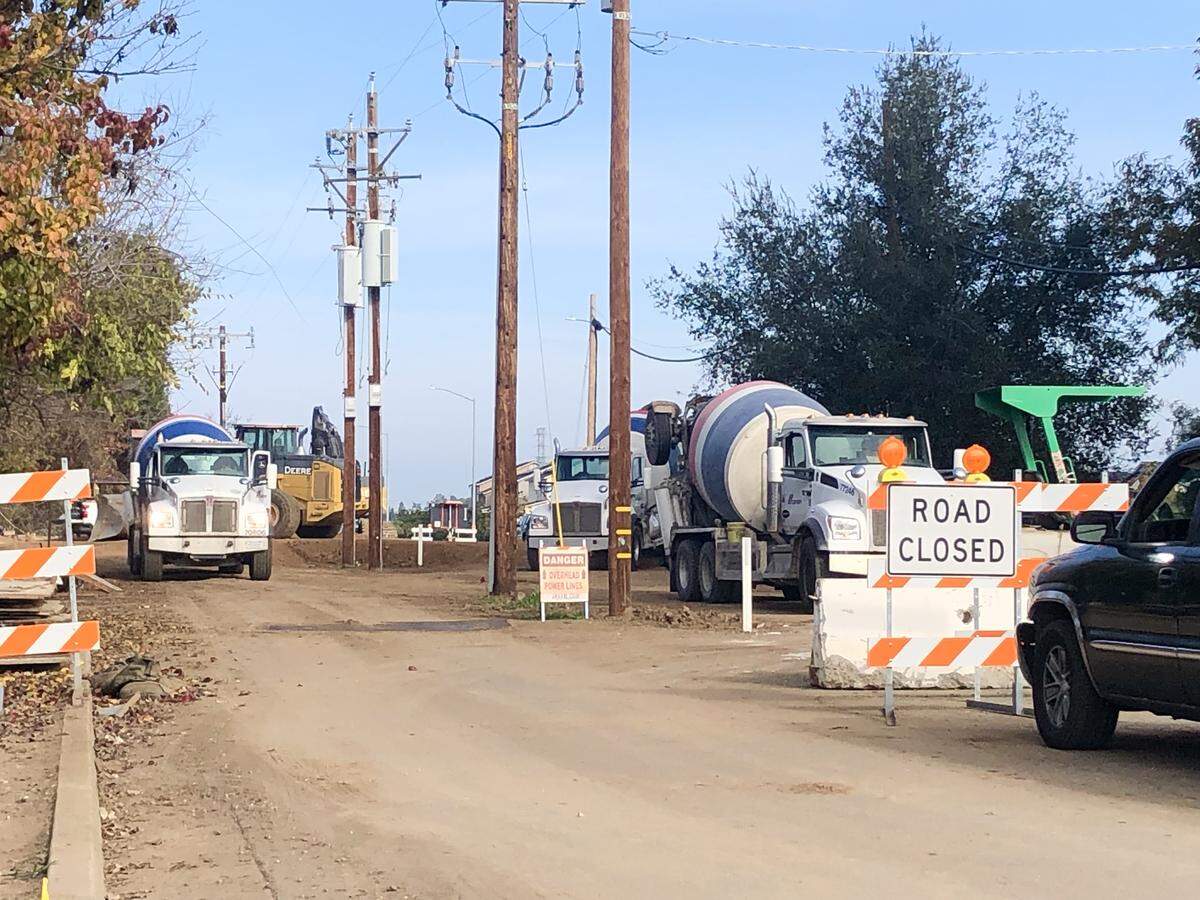 The canal bridge just south of the Leonard and Bullard avenues intersection in east Clovis is nearing completion. The bridge was 100 years old and needed to be upgraded. Completion date is tentatively set for Jan. 12, 2026