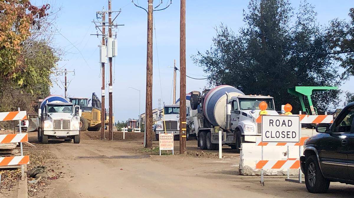 The canal bridge just south of the Leonard and Bullard avenues intersection in east Clovis is nearing completion. The bridge was 100 years old and needed to be upgraded. Completion date is tentatively set for Jan. 12, 2026