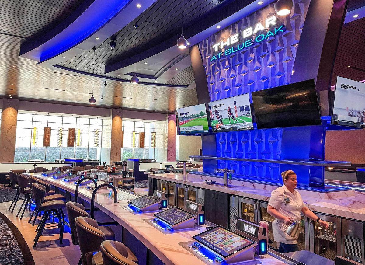 The Blue Oak Grille restaurant is at the new Table Mountain Casino in Friant.