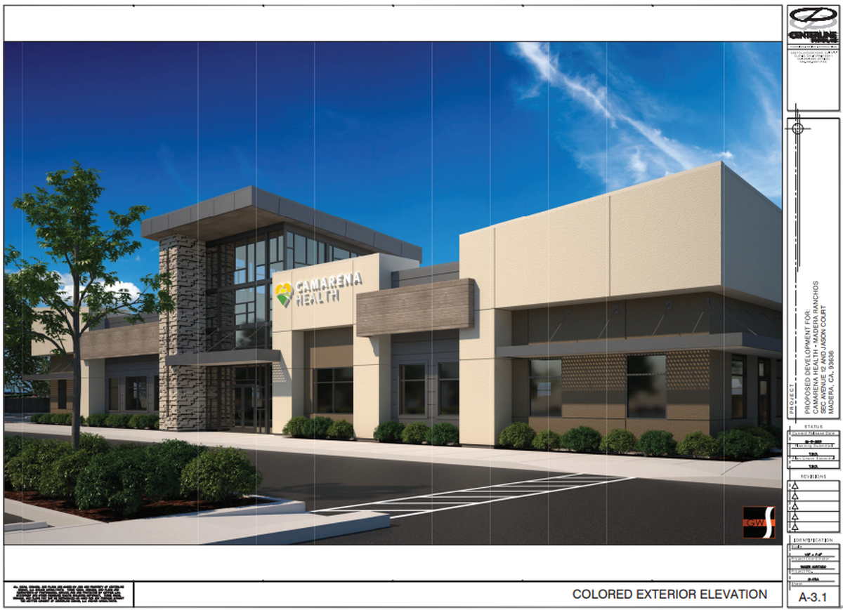The 11,160-square-foot Camarena Health facility under construction in the Madera Ranchos will offer medical, dental and behavioral health services.