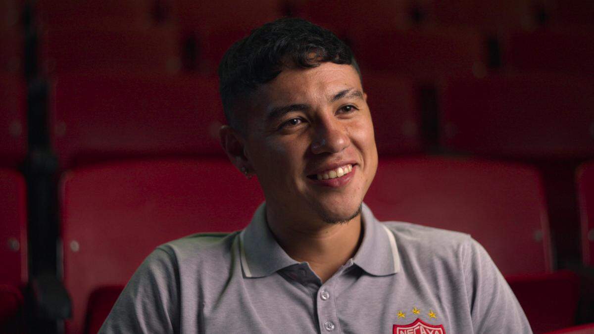 NECAXA -- "The Fighter" -- Season 1, Episode 3 (Airs Thursday, August 14) Pictured: Emilio Lara Contreras. / NECAXA “The Fighter” Temporada 1, Episodio 3 (Se transmite el jueves 14 de agosto) En la imagen: Emilio Lara Contreras.