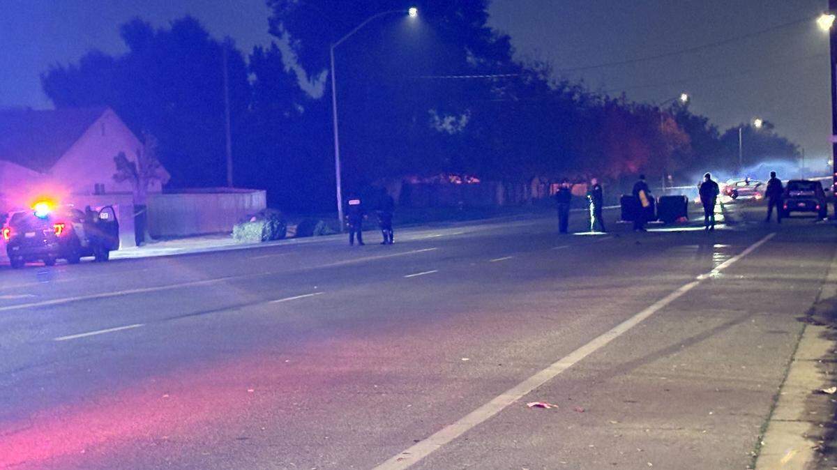 A man died Monday night after he was hit by a vehicle while walking near the intersection of Clinton and Brawley avenues in the area west of Highway 99. It happened just before 8:15 p.m.