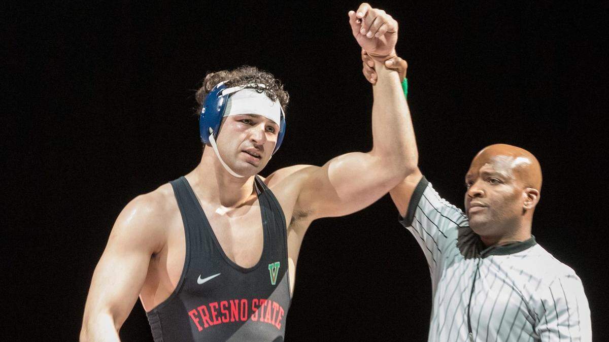 Fresno State junior Josh Hokit secured a top-six finish and All-America honors this week at the NCAA Championships. Hokit won four matches Friday and will compete in the third-place match Saturday.