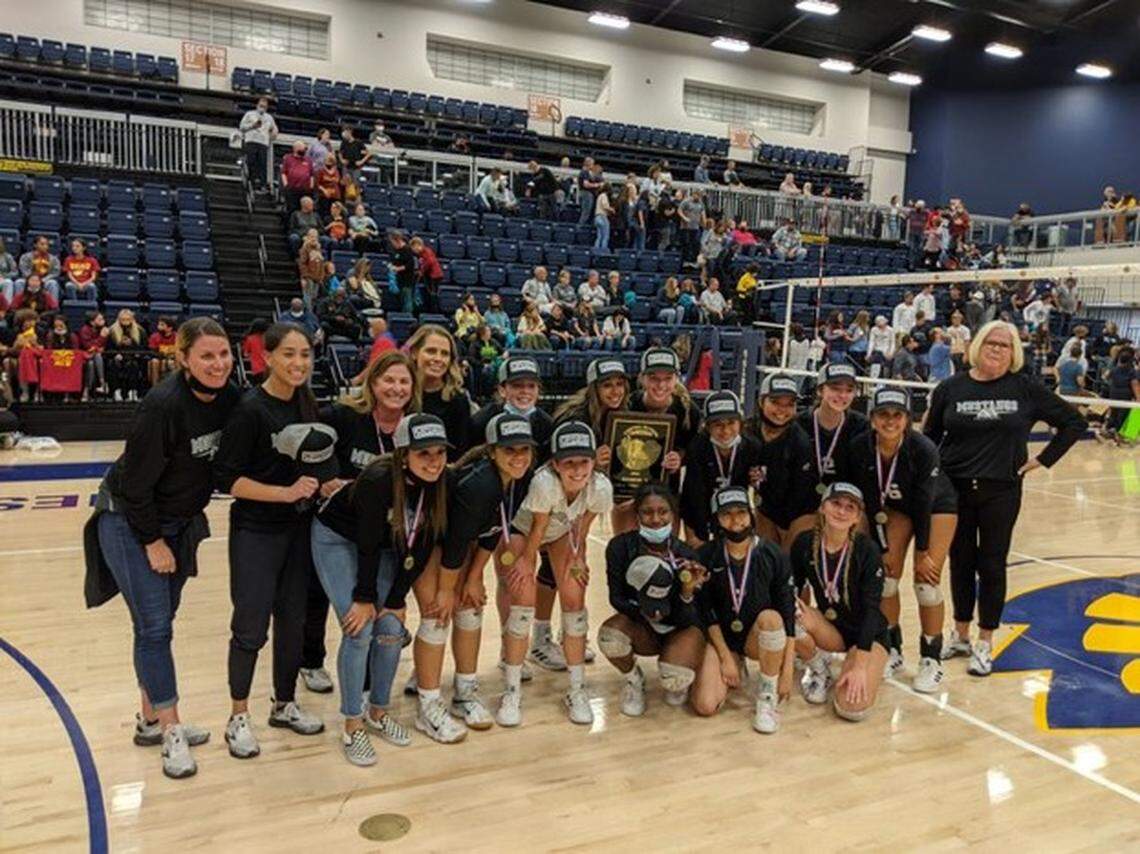 Top-seed Stockdale knocked off No. 7 Clovis East 25-21, 26-24, 31-29 in the Central Section Division II championship on Saturday, Nov. 6, 2021.