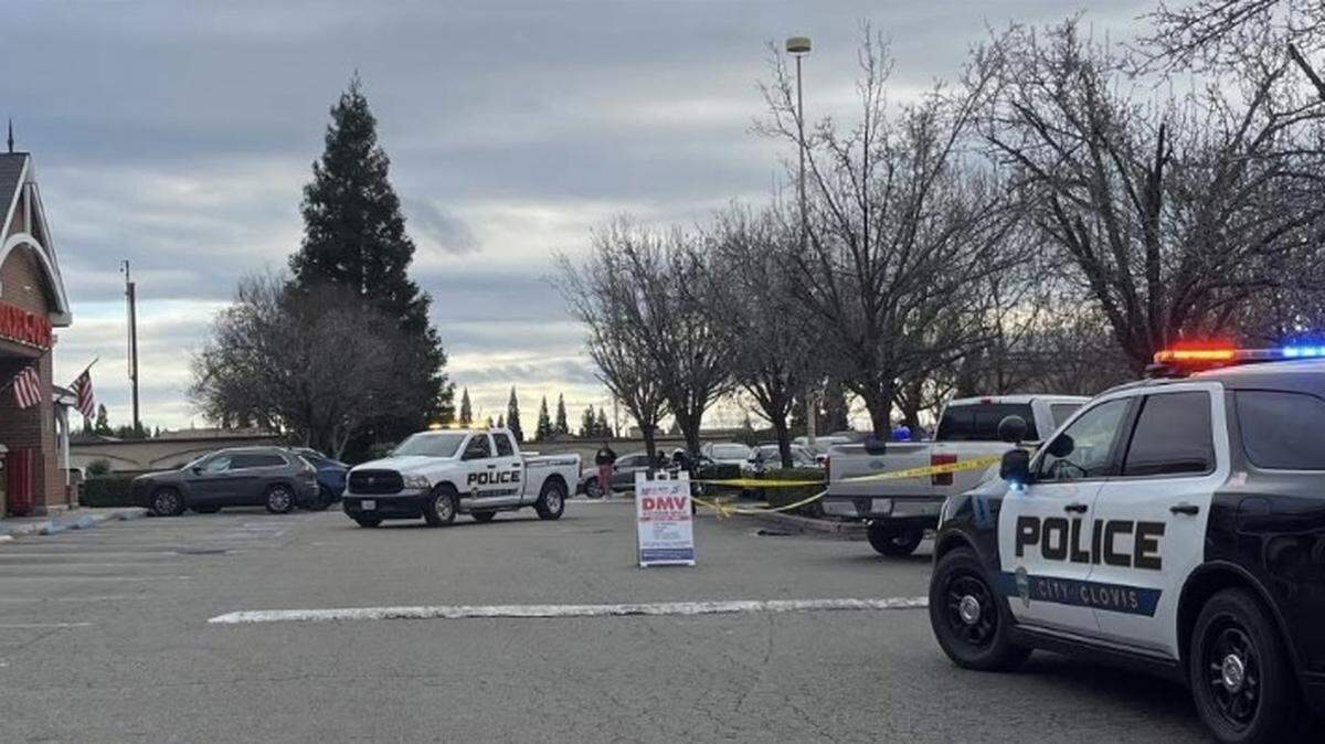 A small portion of the parking lot at Trader Joe’s in Clovis, California was blocked off after a toddler was hit by a truck by a suspected DUI driver on Saturday, Jan 3, 2026.