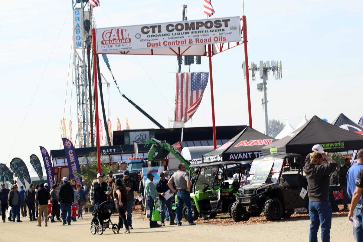 Día inaugural de la 57ª edición anual de la World Ag Expo, el martes 13 de febrero de 2024, en el International Agri-Center, en Tulare.