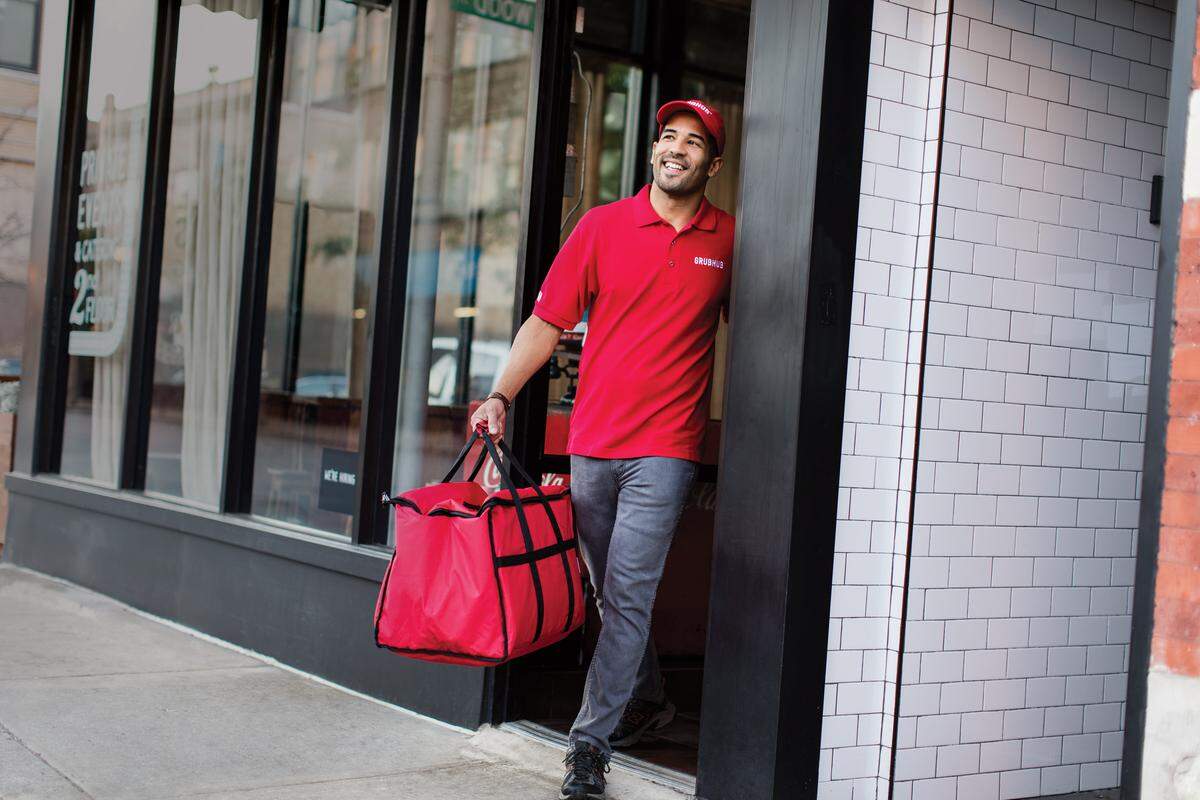 Grubhub deliver meals from restaurants to homes.