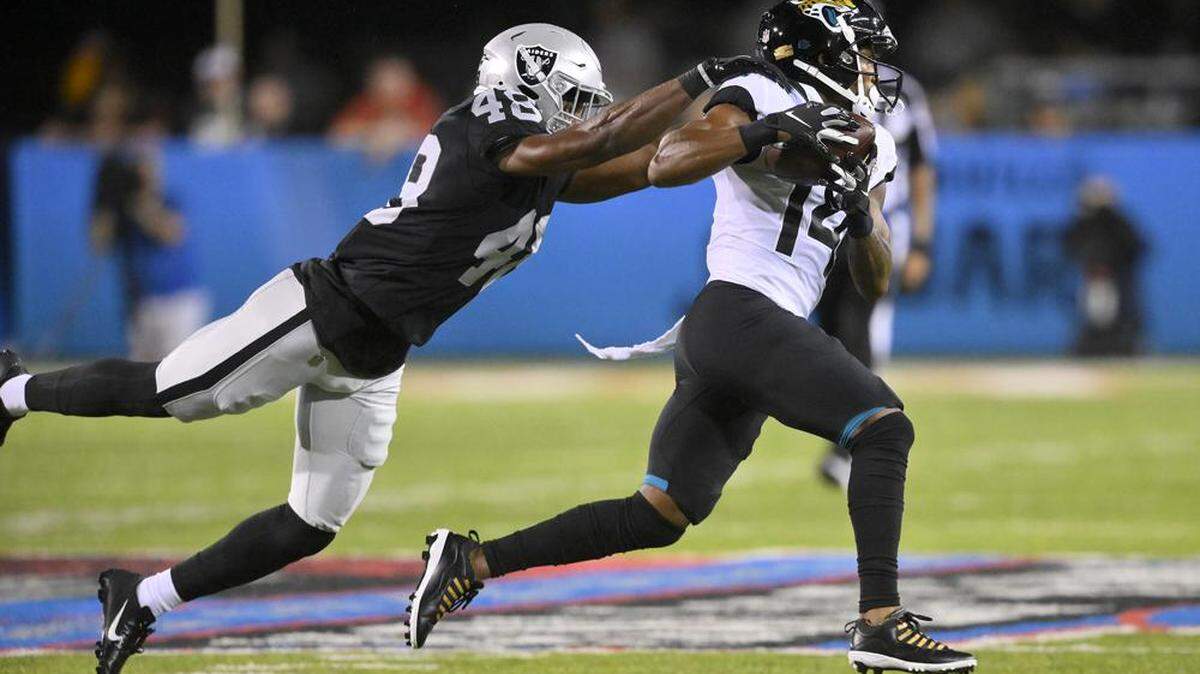 The Las Vegas Raiders visit the Jacksonville Jaguars in an NFL Week 9 game on Sunday, Nov. 6, 2022.