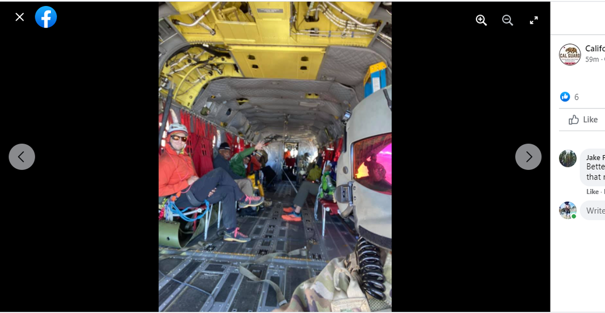 Three hikers were rescued by helicopter on July 28, 2021, from near the summit of Mt. Whitney.