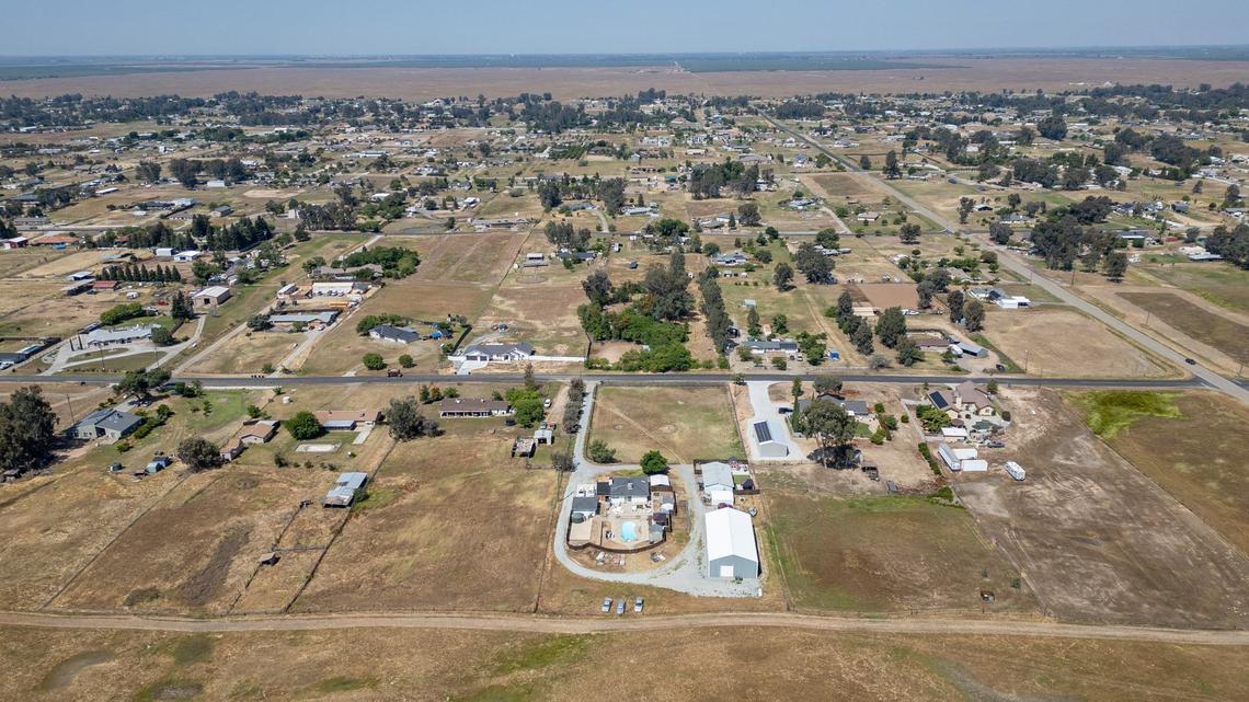 The Bonadelle Ranchos area of Madera County is home to sprawling ranch-style homes on large lots but was once a WWII target range.