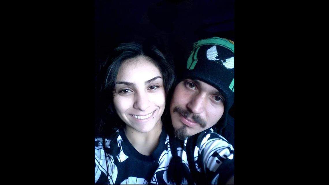 Joel Villegas with wife Delilah Navarro in a photo from 2014. Villegas was killed by Tulare police on April 16, 2023. His family has filed a claim for damages.