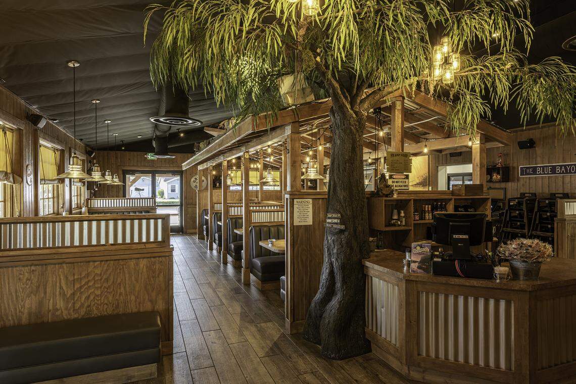 Huckleberry’s restaurants have Southern-inspired decor and food. A former Chinese buffet on West Shaw is being remodeled into one scheduled to open this summer.