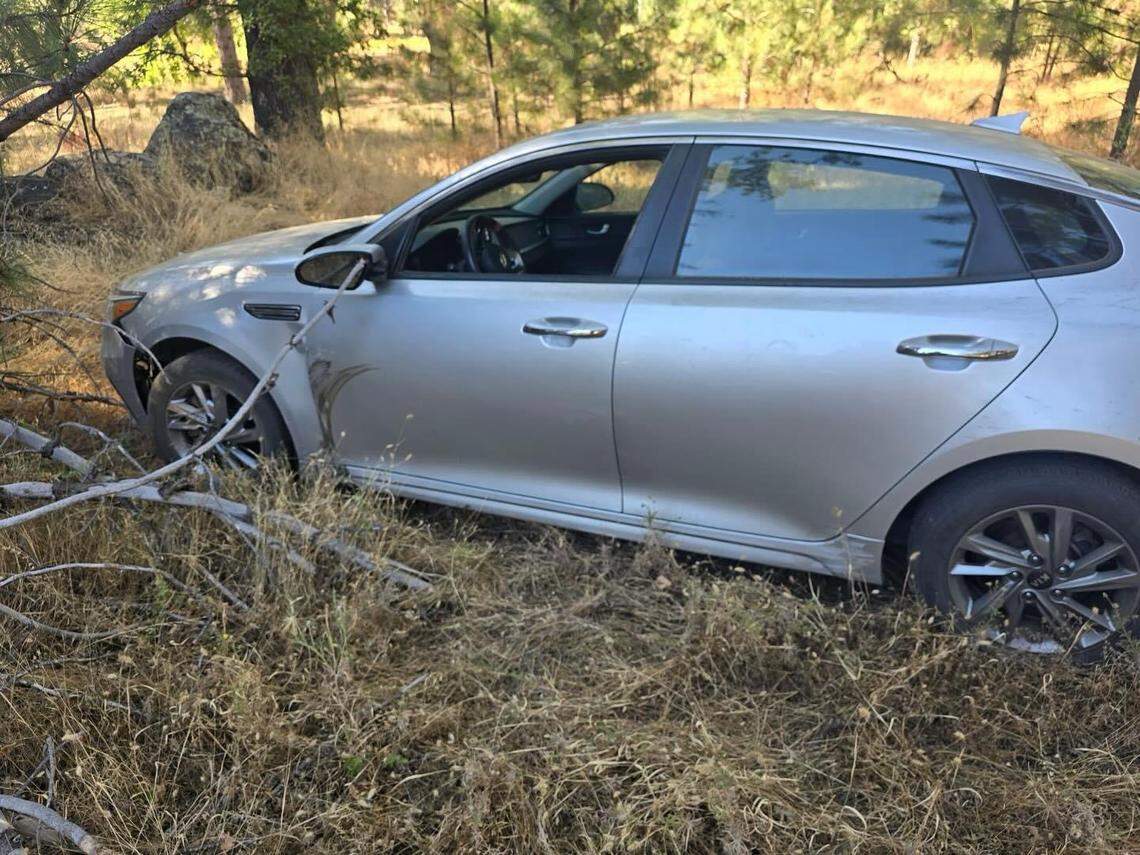 A man was arrested after a wild sequence of events that started in Yosemite National Park that included two allegedly stolen cars. A man eventually crashed into a fence in Oakhurst, California, where he was detained by law enforcement.