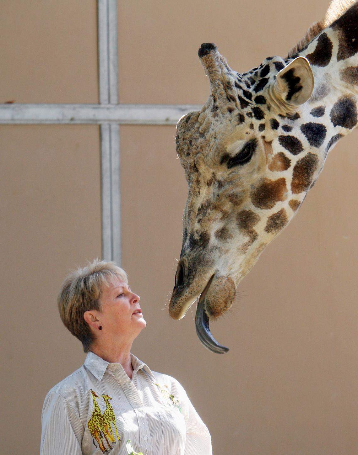 Jean Chaffee with Gali in 2007.