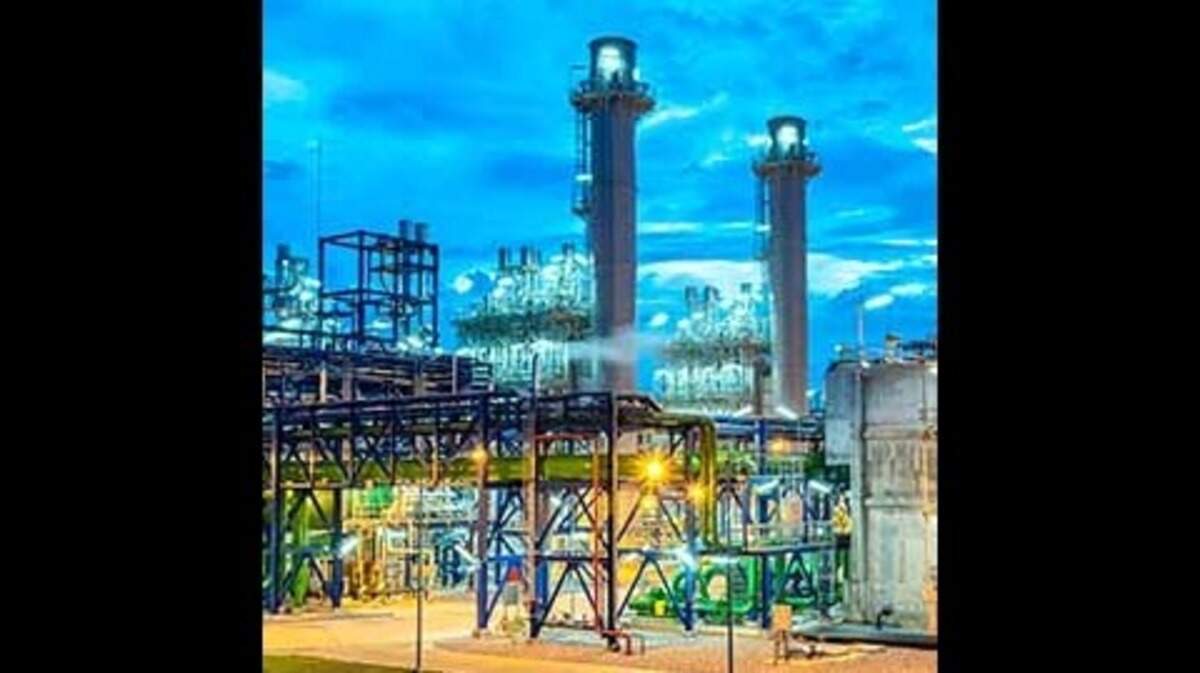 A hydrogen production plant.
