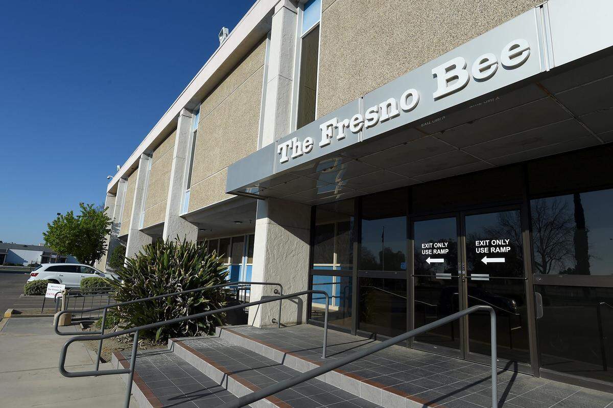 The Fresno Bee building at 1626 E. Street was home to the newspaper’s operation for more than 45 years.