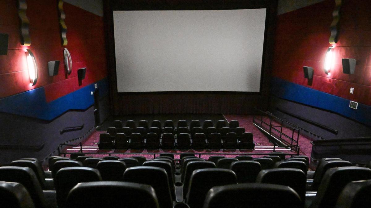 One of the theaters at Maya Cinemas movie theater awaits its first movie of the day at Fresno State’s Campus Pointe in Fresno on Wednesday, Jan. 22, 2025.