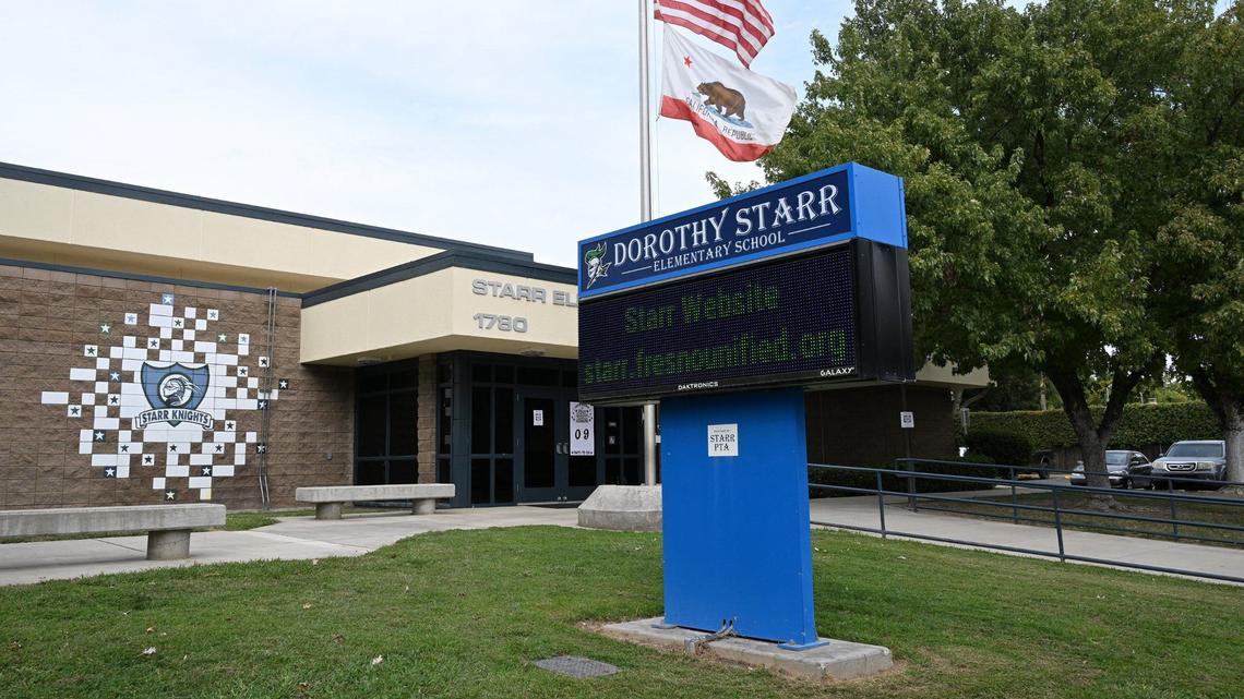 The Good News Club, funded by the religious group Child Evangelism Fellowship NorCal chapter, has been using on-site space at FUSD schools like Starr Elementary after-hours to teach about God. The group uses the promise of candy for students to bring their peers to the meetings. Photographed Wednesday, Sept. 18, 2024 in Fresno.