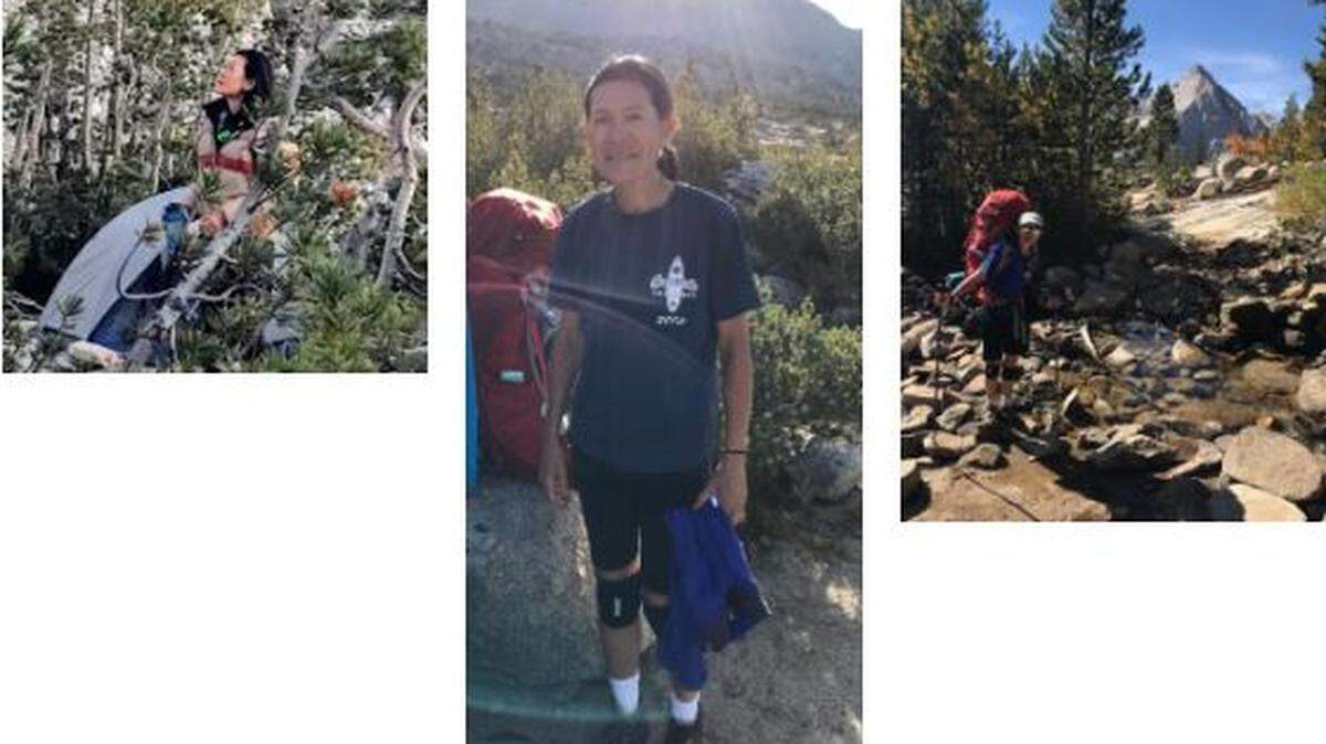 Photos taken of Diane Salmon, 63, before she went missing in Kings Canyon National Park on Friday, Sept. 28, 2018.