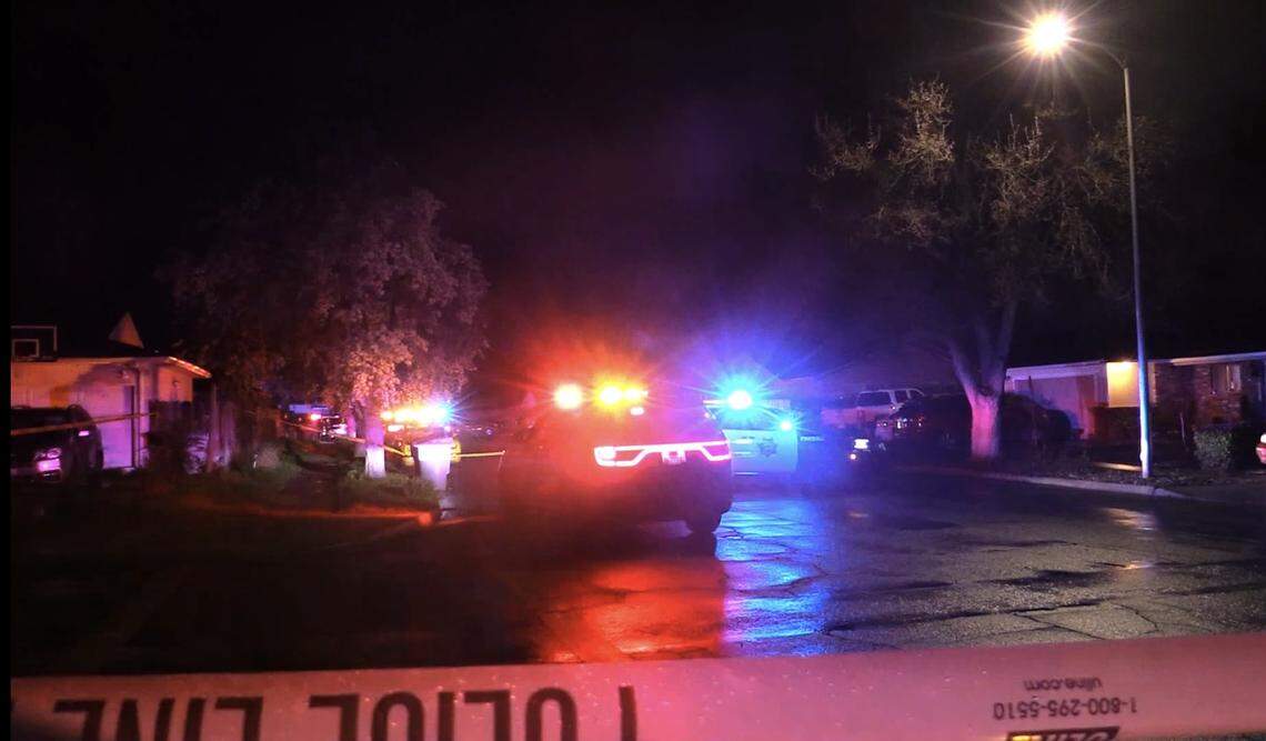 A man was gunned down at a Fresno, California home on Saturday, Feb. 18, 2024.