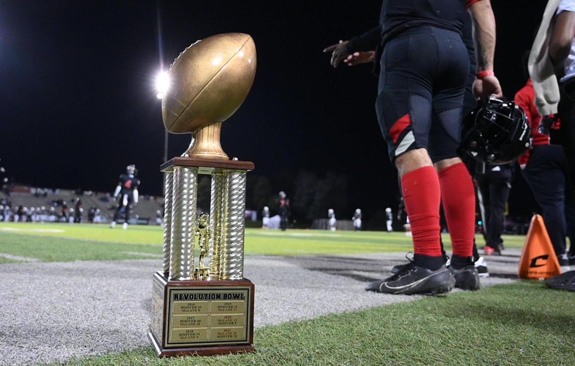 McLane beat out Hoover 58-13 to win the Revolution Bowl trophy Friday, Nov. 1, 2024 in Fresno.