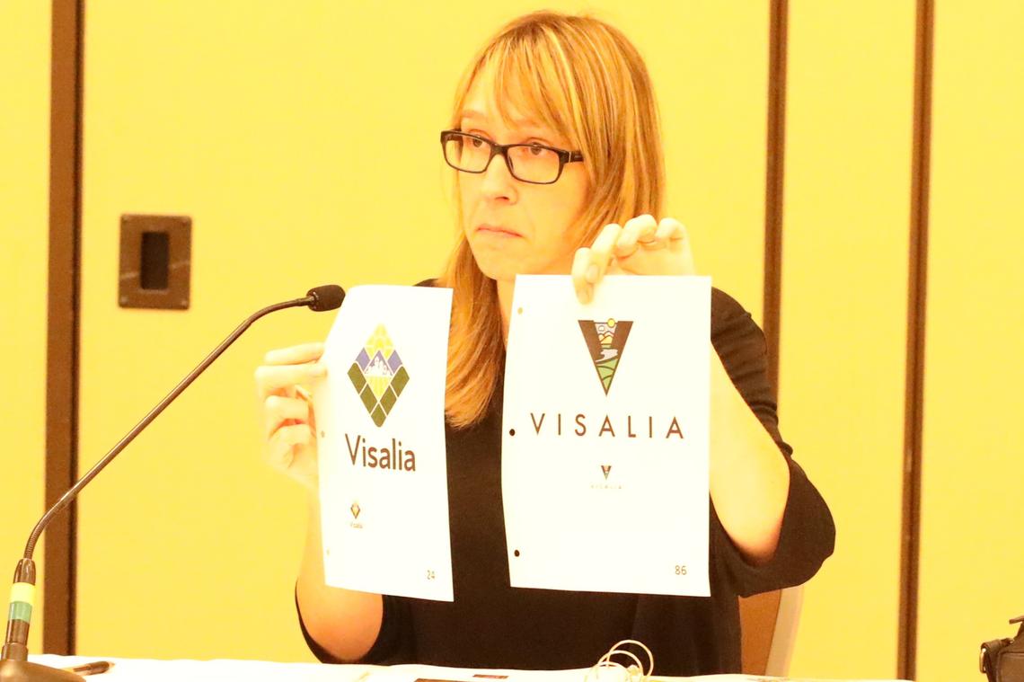 Allison M. Mackey, Communications & Brand Manager for City of Visalia holds two of the 87 submissions received.