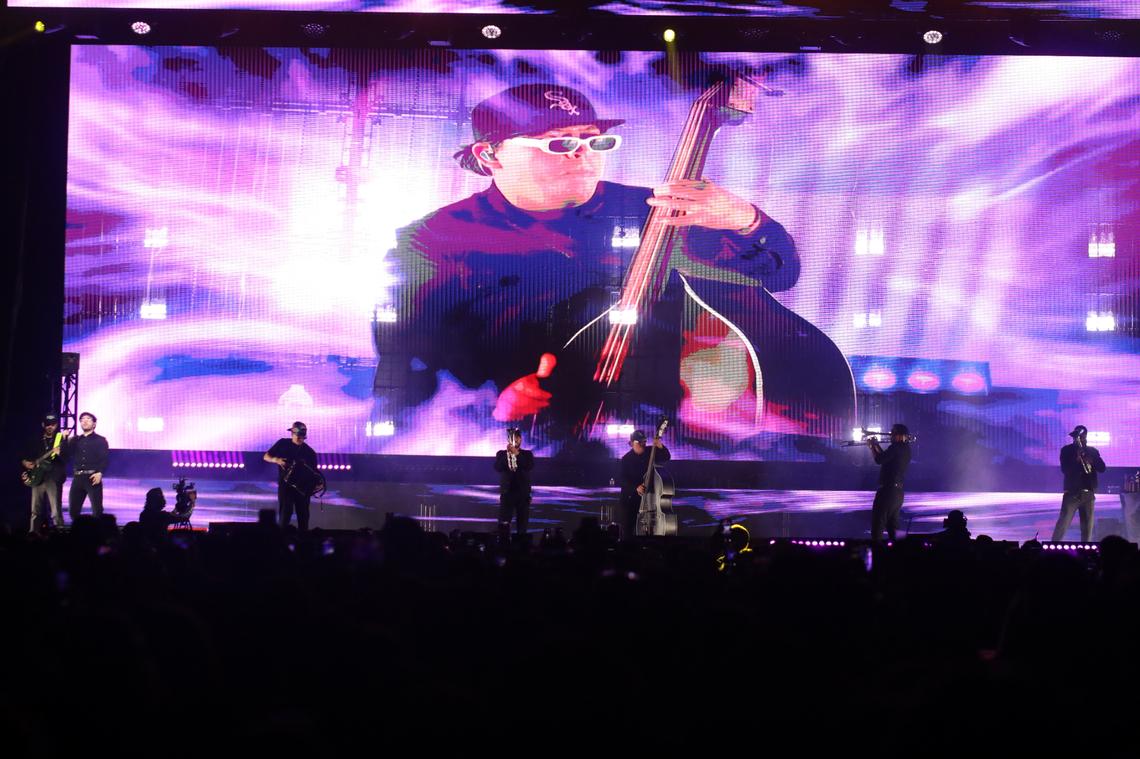 Fresno received Mexican singer Tito Double P with a sold-out concert at the Save Mart Center Friday night (April 18, 2025). His ¡Ay Mamá! Tour is Tito’s first tour in the United States. &nbsp;&nbsp;