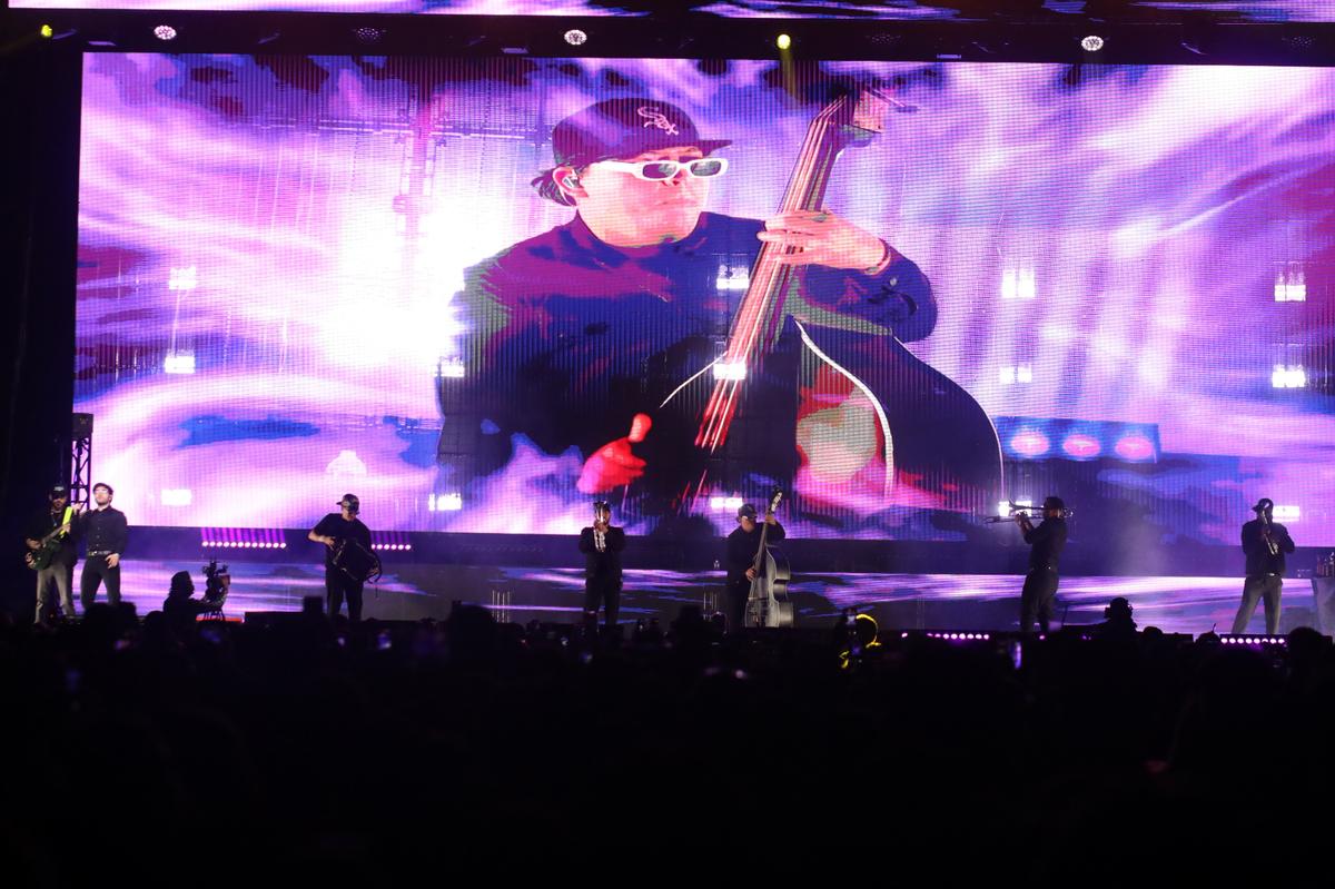 Fresno received Mexican singer Tito Double P with a sold-out concert at the Save Mart Center Friday night (April 18, 2025). His ¡Ay Mamá! Tour is Tito’s first tour in the United States. &nbsp;&nbsp;