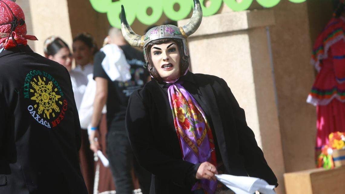 Mixtecos Unidos recently performed with La Danza de los Diablos at the ninth Día de los Muertos celebration hosted by Kings Cultural Center on Oct. 23 in the city of Armona in Kings County.