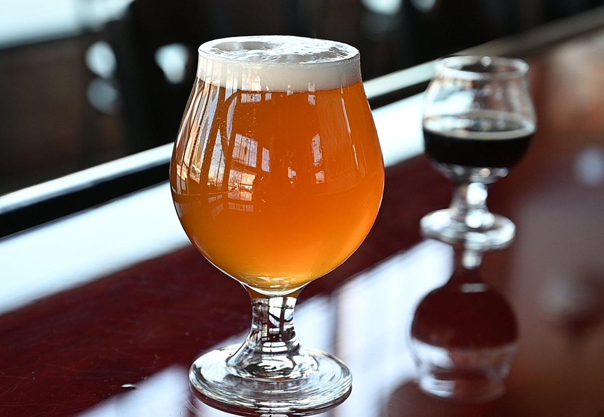 A golden-hued IPA offered at a new microbrewery, South of Shaw Brewing Company which has opened in the renovated 1920’s industrial building where Peerless Pumps once operated, at Amador and Broadway streets.