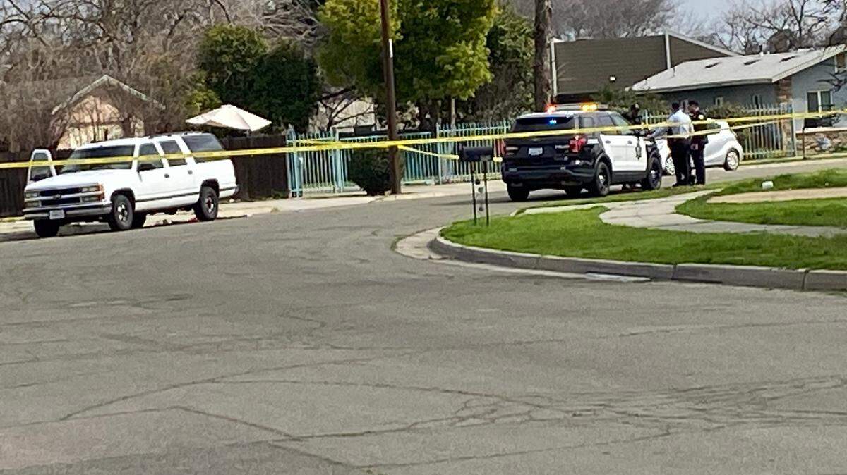 A man in his 30s was stabbed during a disturbance in Fresno, California on Thursday, Feb. 20, 2025.