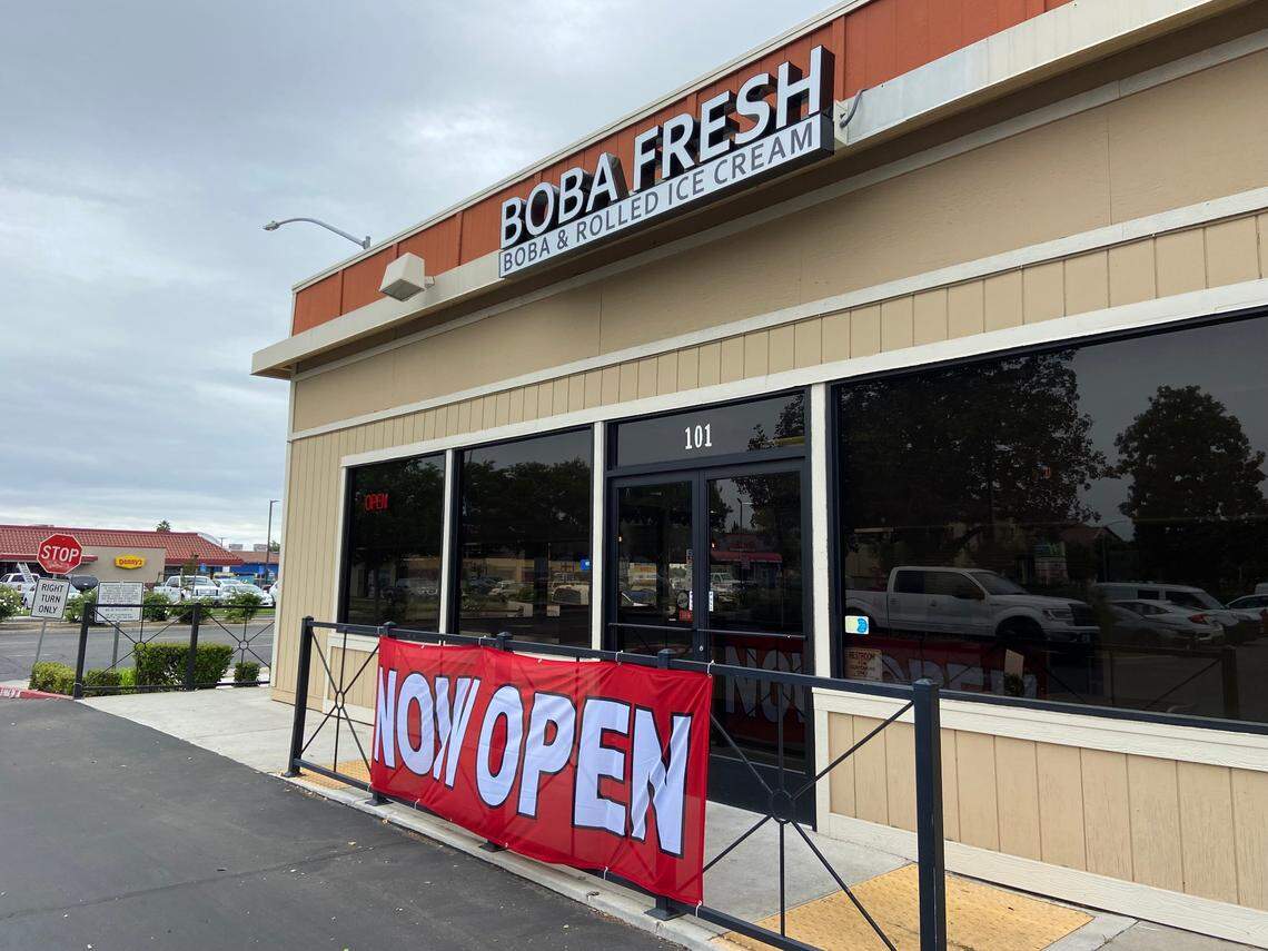 Boba Fresh Boba & Rolled Ice Cream in Clovis opened last weekend.