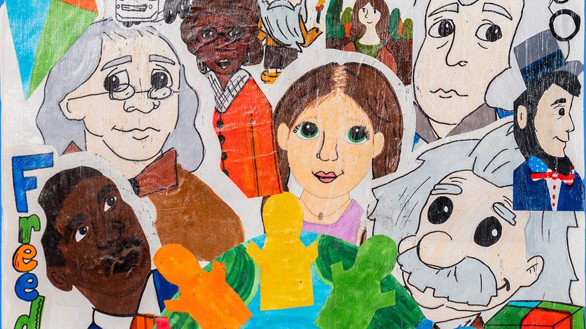 Lylah Opinski, a sixth-grade student at Yosemite Valley Charter School in Fresno, submitted this winning entry in the middle school division of the Martin Luther King Jr. Art Contest sponsored by the Office of the Fresno County Superintendent of Schools.
