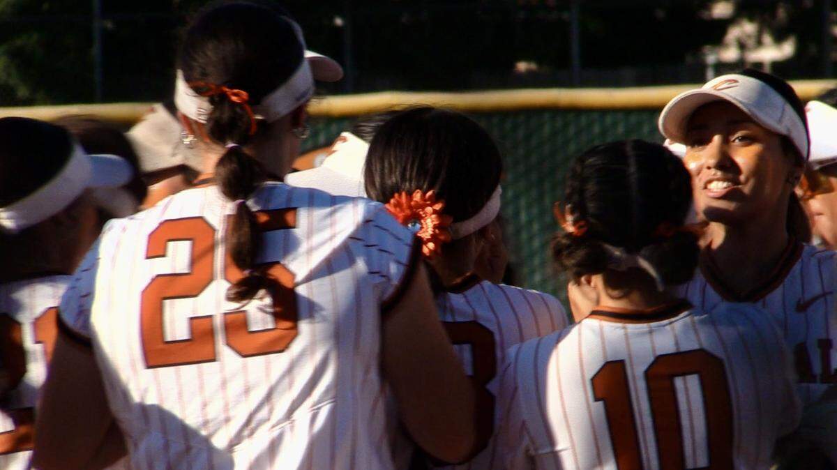 Central High celebrates a 4-3 victory over Redwood in a Central Section Division I quarterfinal game on Friday, May 17, 2024.