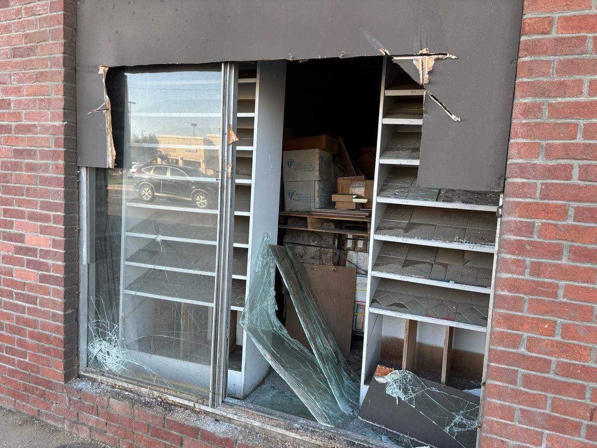 Authorities believe the Friday morning blaze was intentionally set. Photo taken Friday, Feb. 13, 2026.